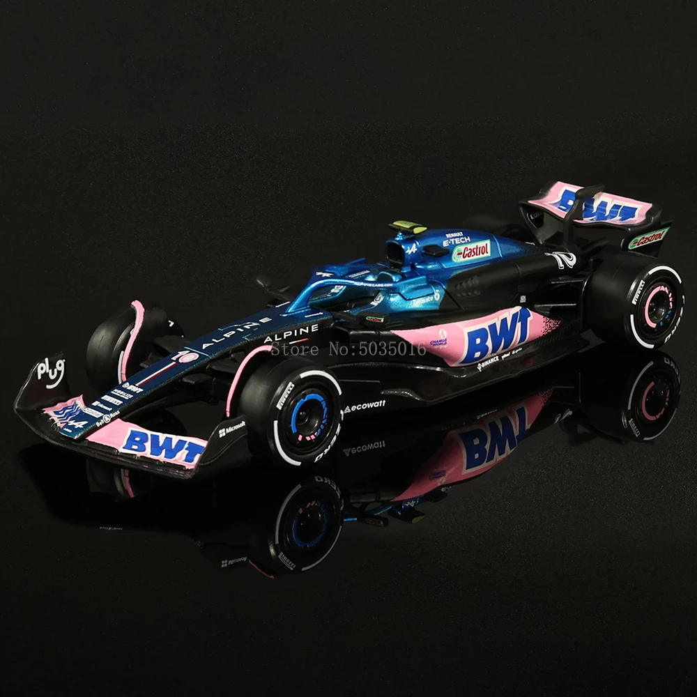 Bburago 1:43 Nieuwe 2023 Alpine F1 Team A523 10 # Pierre Gasly 31 # Esteban Ocon Formule 1 Legering Super Speelgoed Gegoten Auto Model