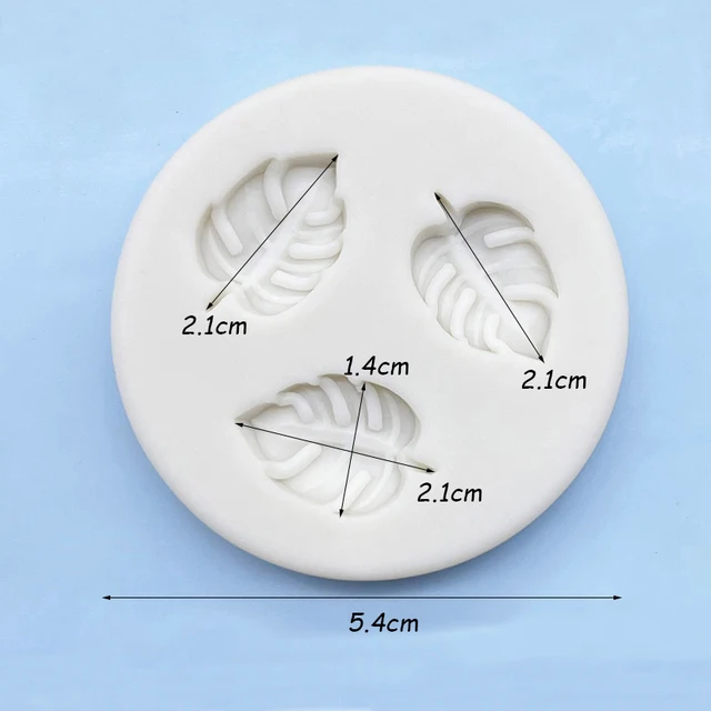 Monstera Deliciosa Levél Szilikon Penész Cukorcraft Cupcake Sütő Gyanta Szerszámok Csokoládé Fondant Sütemény Díszítő - Image 4