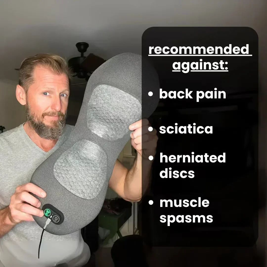 3-in-1 Back Massager with Relief Bed Sleeping Shiatsu Deep Tissue Portable Shoul