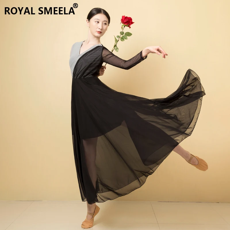 Mesh Lyrical Dance Costume Modern Contemporary Dance Dress Lyrical Dance Dress Contemporary Dancewear contemporary dance costume