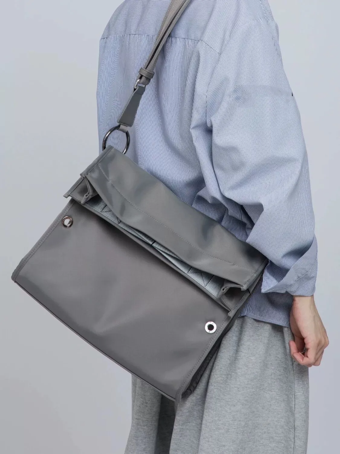 Рисунок 4 - Модные нейлоновые кожаные однотонные сумки через плечо