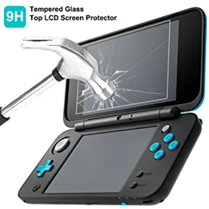 Étui De Transport Rigide Pour New 2DS XL / New 3DS – Résistant à L’Eau, Coque EVA, 8 Rangements De Jeux, Idéal Voyage