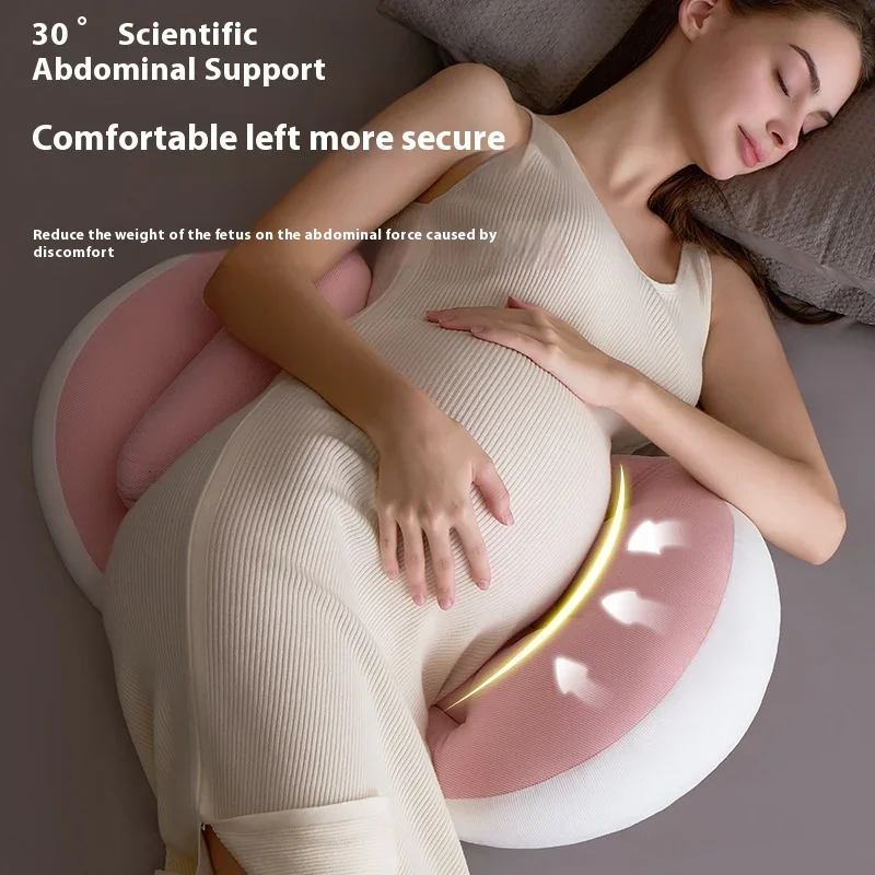 Pregnant Women Pillow Universal Waist Support Pad Side Sleep Artifact Pillow Modern Simple Semicircle Cushion Maternity Supplies,pregnancy pillow