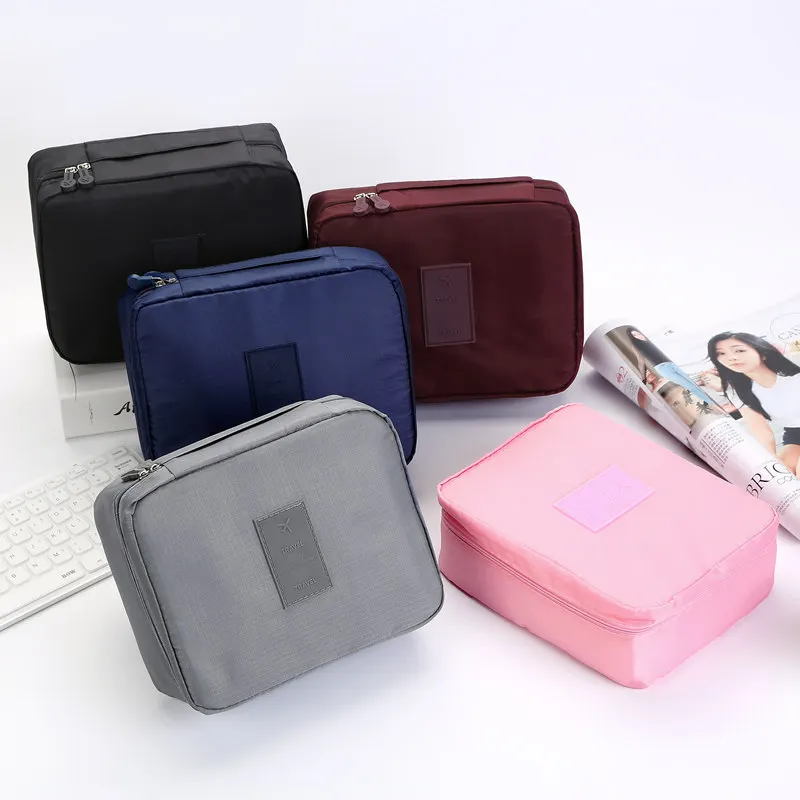 

Outdoor Multifunction travel Oxford Cosmetic Bag Women Toiletries Organizer Waterproof Female Storage Make up Cases