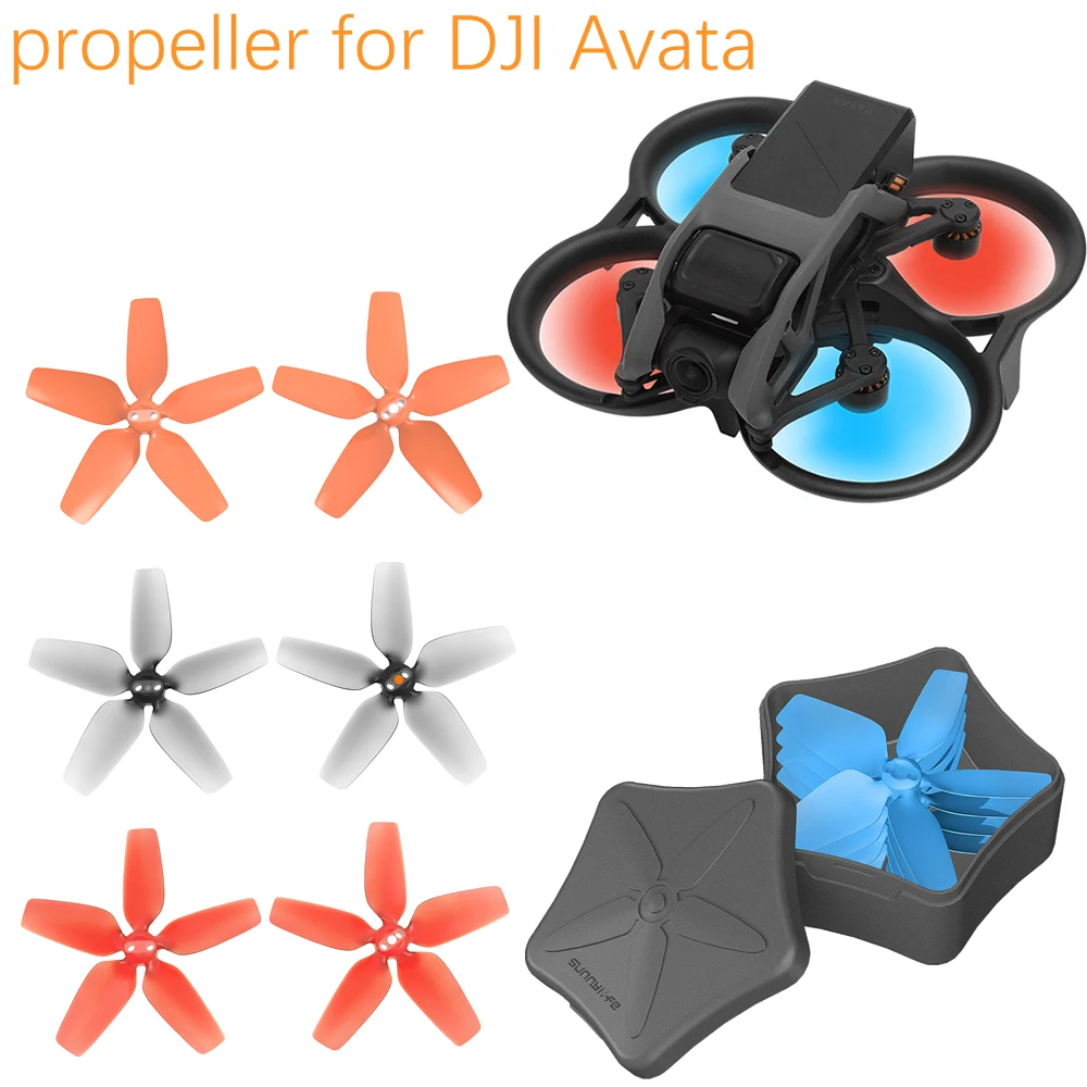 DJI Avata Propeller Storage Case Blade Anti-fall Protection Box For DJI Avata FPV 2925s Propeller Accessories propeller holder drone accessories drone accessories case