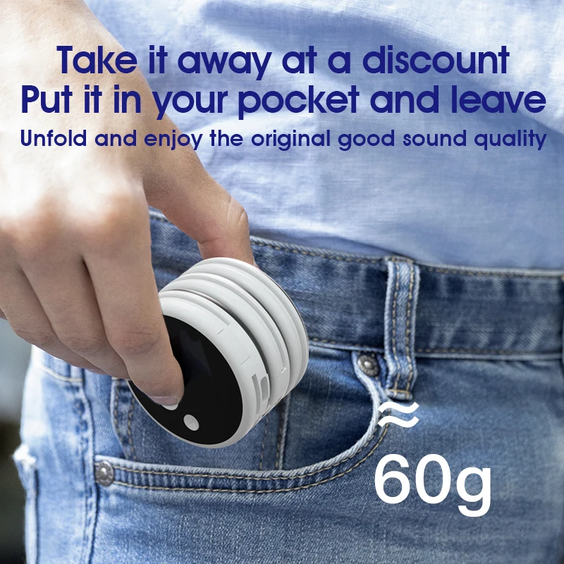 Under-Pillow Bone Conduction Sleeping Speaker Bluetooth HiFi Surround Soundbox Built-In 35 White Noise Sleep Sounds Music Player