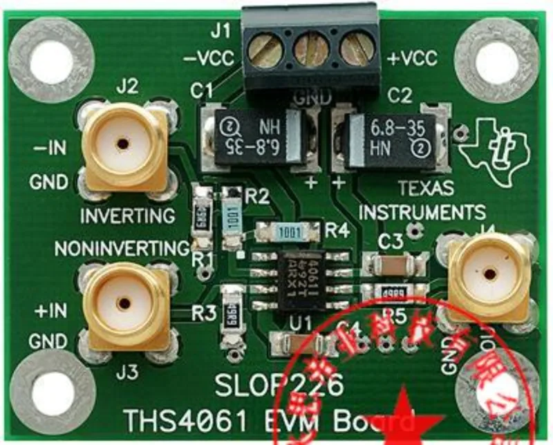 

В наличии THS4061EVM THS4061 высокоскоростной Усилитель оценочный модуль ti макетная плата