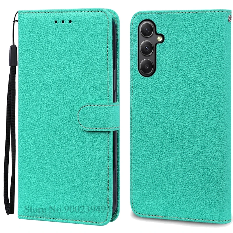 Elegant Leather Wallet Flip Case for Samsung Galaxy M35 5G