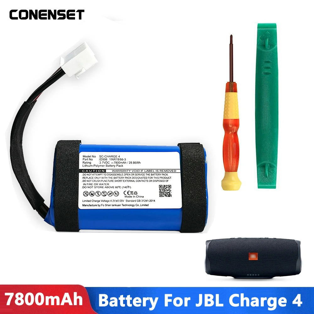 7800mAh Battery Replacement for Charge 4 Charge 4BLK Charge 4J CHARGE4BLUAM 1INR19/66-3 ID998 SUN-INTE-118 