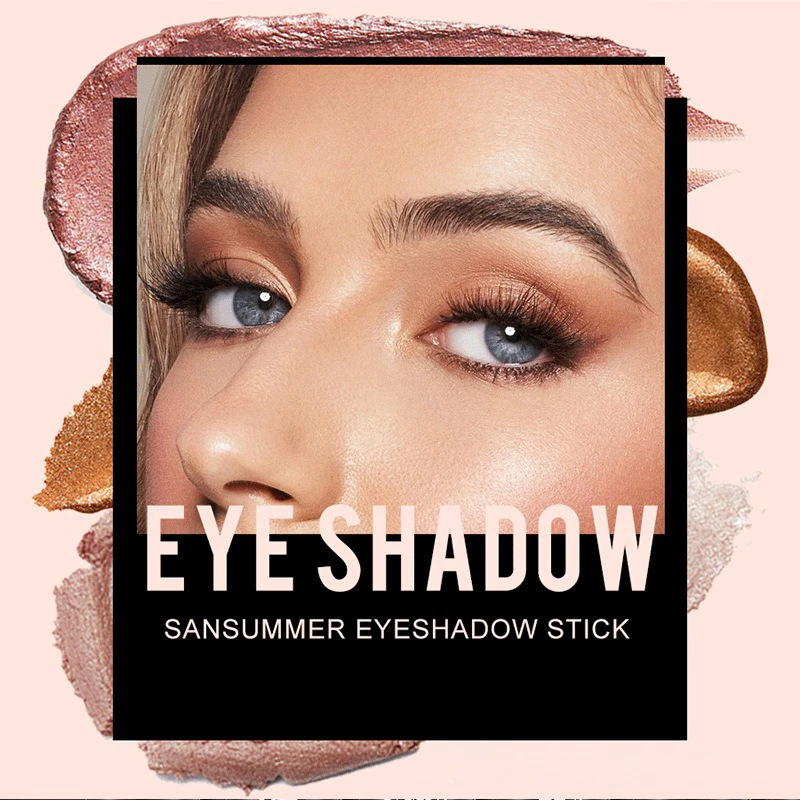Description Picture 6 of itemSmoky Dark Brown Eyeshadow Pencil Stick Waterproof Pearlescent 7 Colors Metallic Glitter Eye Shadow Highlighter Pen Makeup Tool