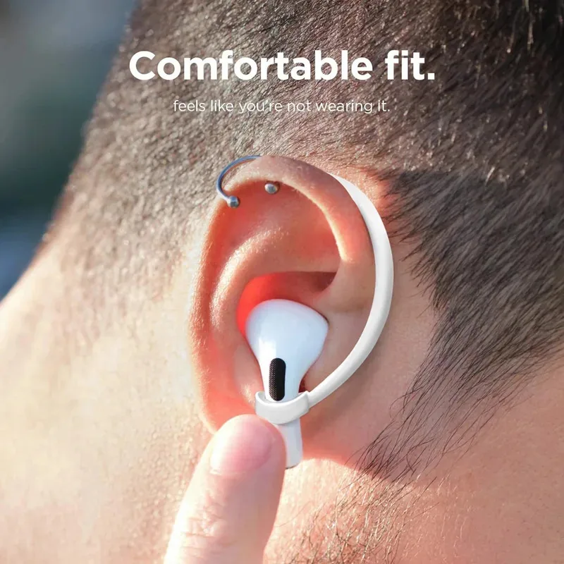 Ergonomic Anti-Slip Ear Hooks for Earbuds (1/2/4 Pairs)