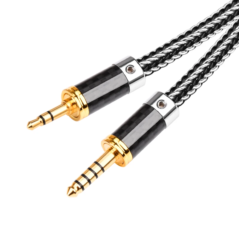 ATAUDIO – câble adaptateur Audio HIFI TRRS 3.5mm mâle à 4.4mm mâle, 4.4mm à 2.5mm