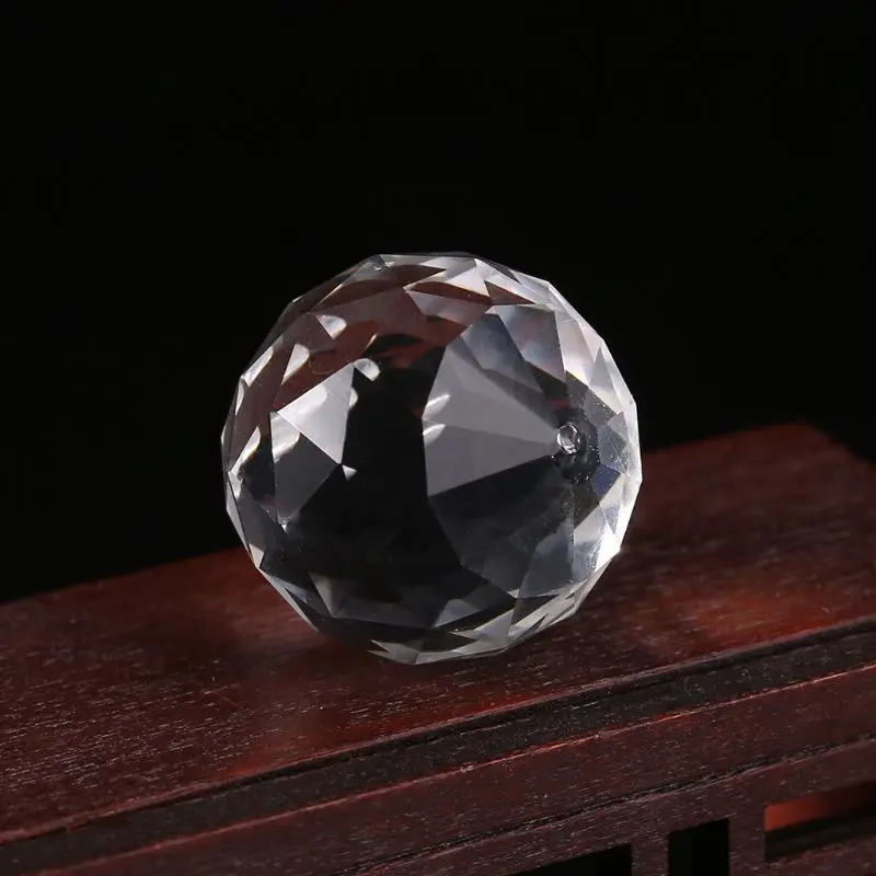 New Clear Crystal Lamp Ball Hanging Prism Wedding Decor 20mm 2