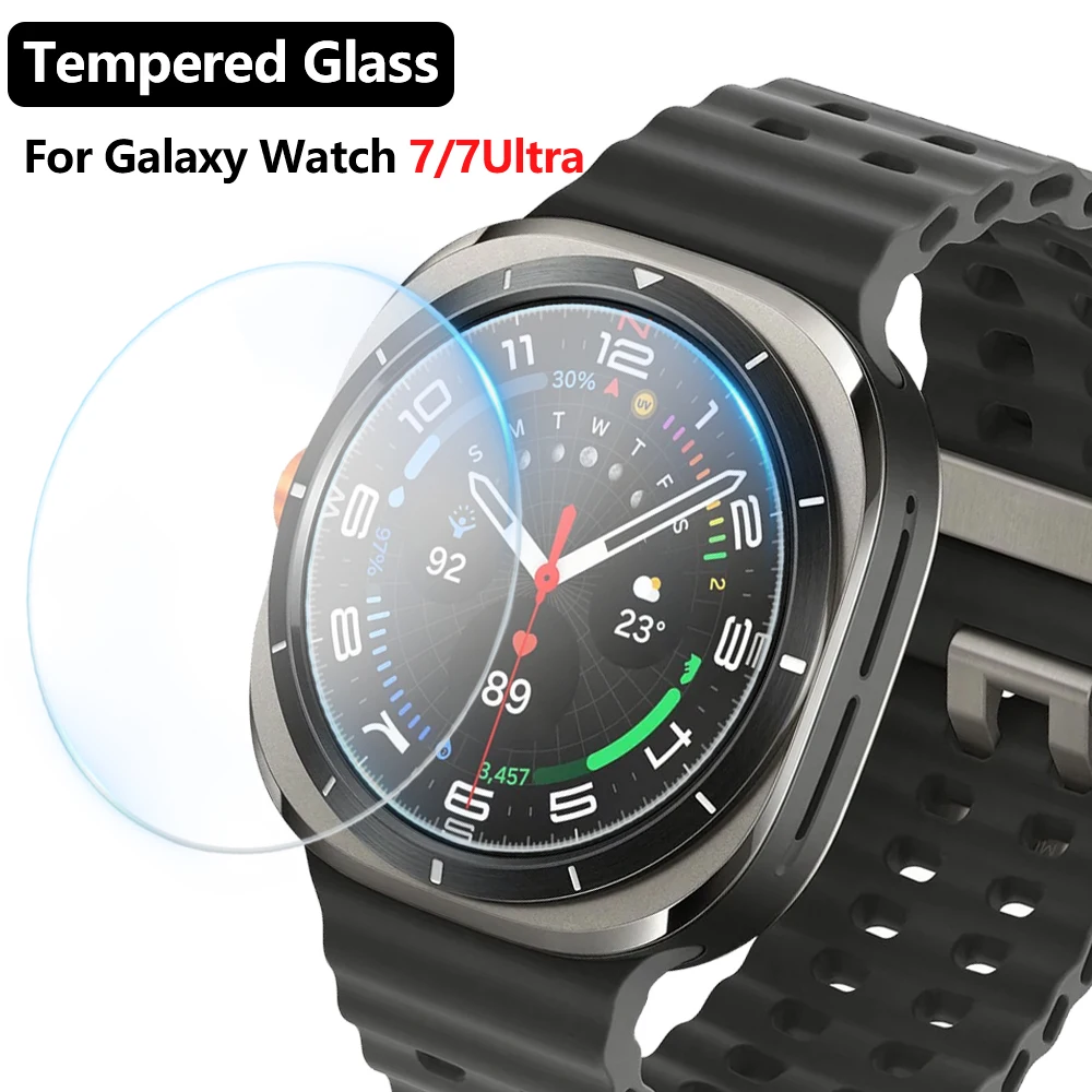 Watch Screen Protector Case 2-5PCS for Samsung Galaxy Watch 7 Ultra 47mm Anti-Scratch Tempered Glass Film for Watch7 40mm 44mm watch protective case watch cover watch protective cover