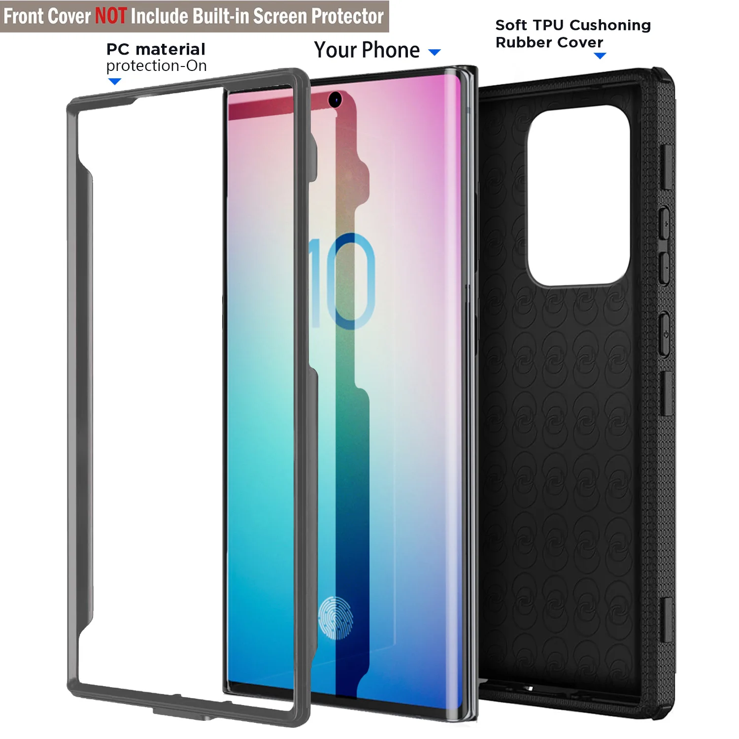 Samsung Note 10 Rugged Shockproof Case 3