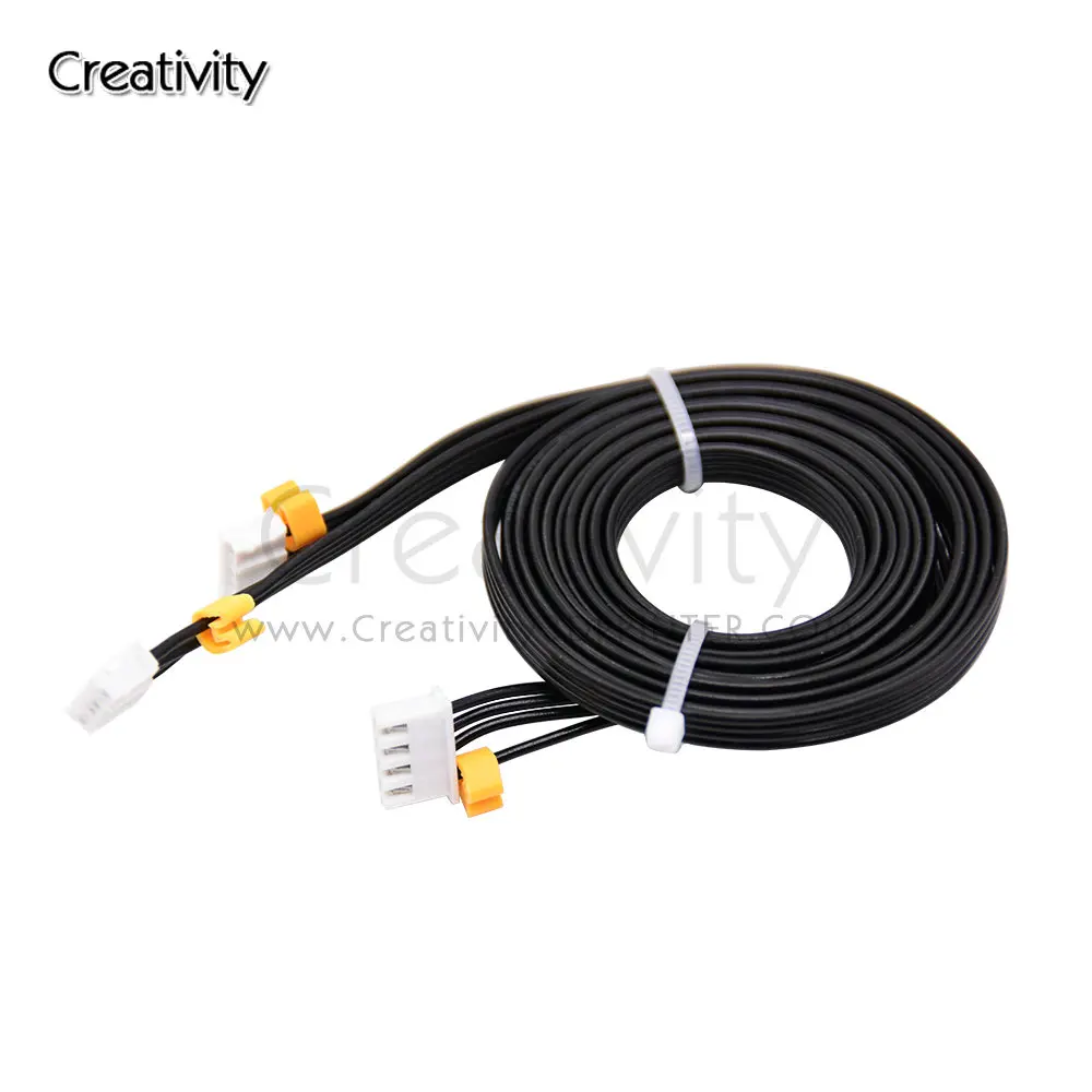 Duplo-eixo Stepper Motor Linha de Fio Cabo de 1.5m de Comprimento para Cr10 Cr10s Ender3 3d Peças da Impressora Ender3 Cr10 z