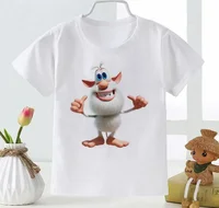 Cartoon Funny  Baby Clothes Pattern T-shirt Boys And Girls Soft White T Shirt Toddler Summer Fashion New Style Top Kids T Shirt 1