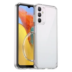 Clear Soft Slim TPU Phone Cover - Transparent Protective Case - Galaxy A53 (White)