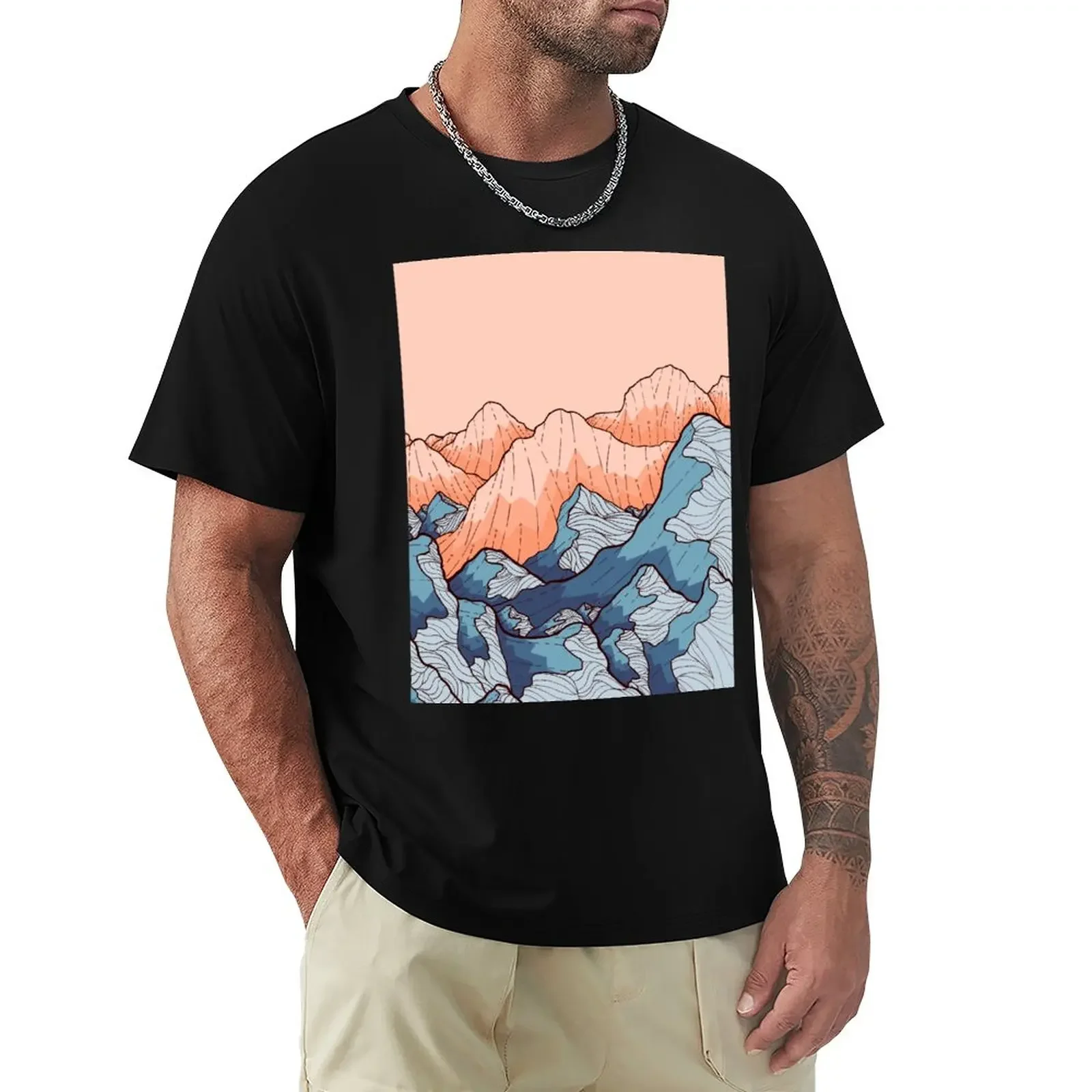 

Mountains and hills T-Shirt sweat shirt t shirt man men workout shirt