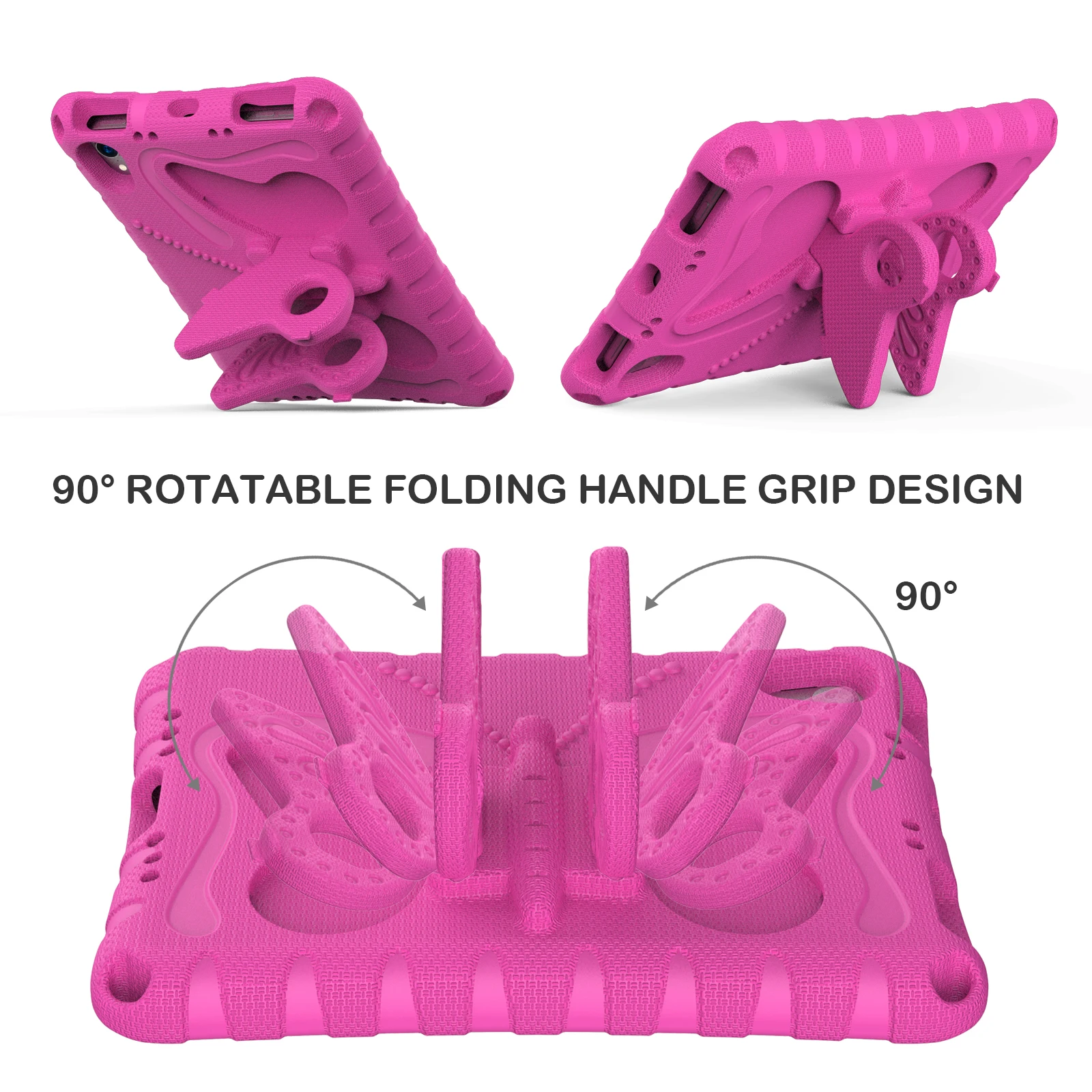 Adorable Butterfly Stand Shockproof Kids Tablet Case