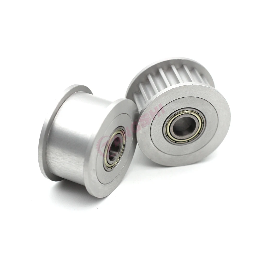 HTD 5M 18 20 22 Teeth Idler Type Timing Pulley Bore 3mm to 15mm for Width 10/15/20/25mm Belt HTD 5M/5GT 18T 20T 22T Idler wheel timing belt pulley fixed pulley timing pulley belt pulley