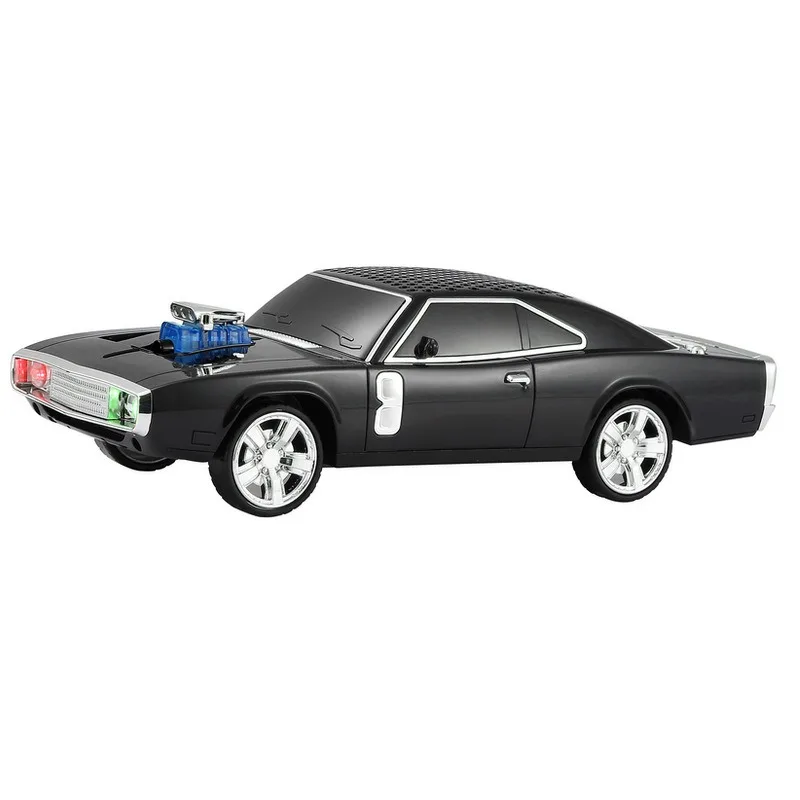 Car Shape Bluetooth Speaker Retro Stereo Sound Wireless Portable Music Player Led Light BT USB TF FM TWS Loud-speaker