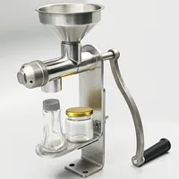 Manual Oil Press Machine Stainless Steel Cold Hot Press Oil Maker for Nuts Seed Home Oil Presser Maker Machine 2