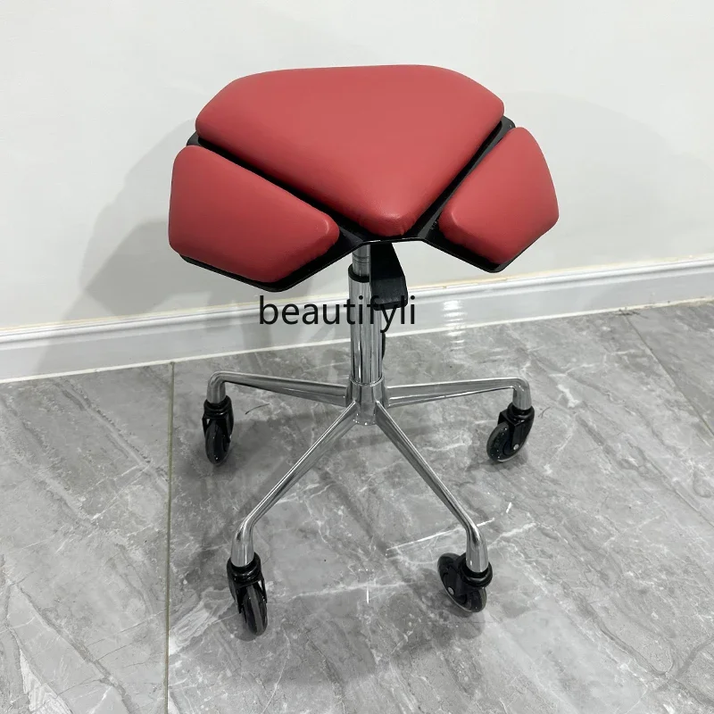 

Barber Shop Stool Beauty Salon Special Spinning Lift Pulley Master Chair round Stool