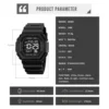 Skmei Mens Military Countdown Chrono Wristwatch 5Bar Waterproof Alarm Clock Reloj Hombre Back Light Digital Sport Watches 1988 6