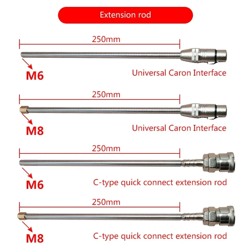 Telescopic Linear Actuator Reciprocating Linear Telescopic Motor Suction Cup Cola Cup Holder Extension Rod Linear Accelerator Accessory M6/M8 Thread