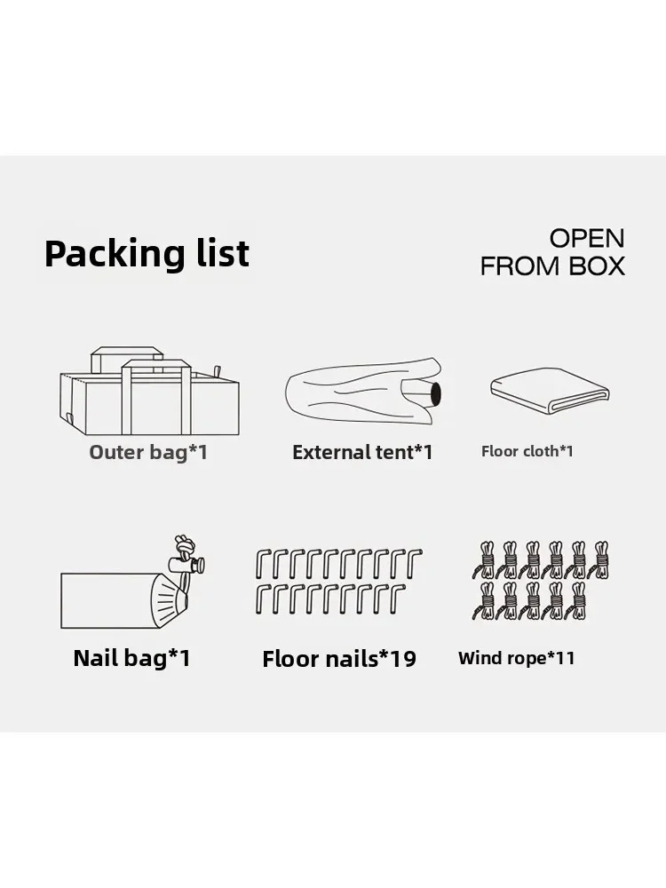 LUING BOX Automatic Folding Camping Tent - image 24