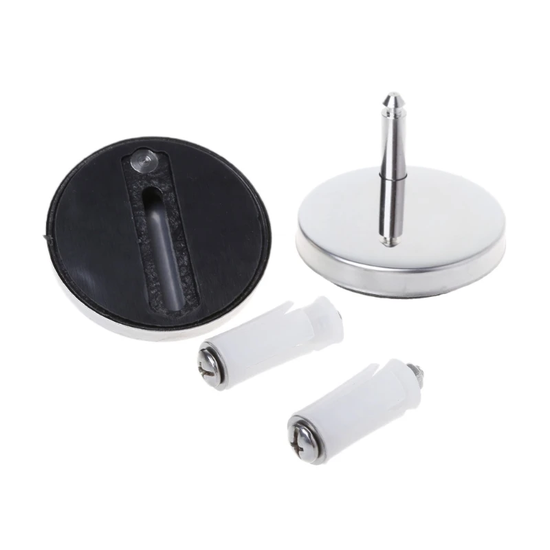 Toilet Seat Hinges Soft Release Quick Fit Replacement Universal Stainless Steel Toilet Seats Top Fix Hinge 2pcs