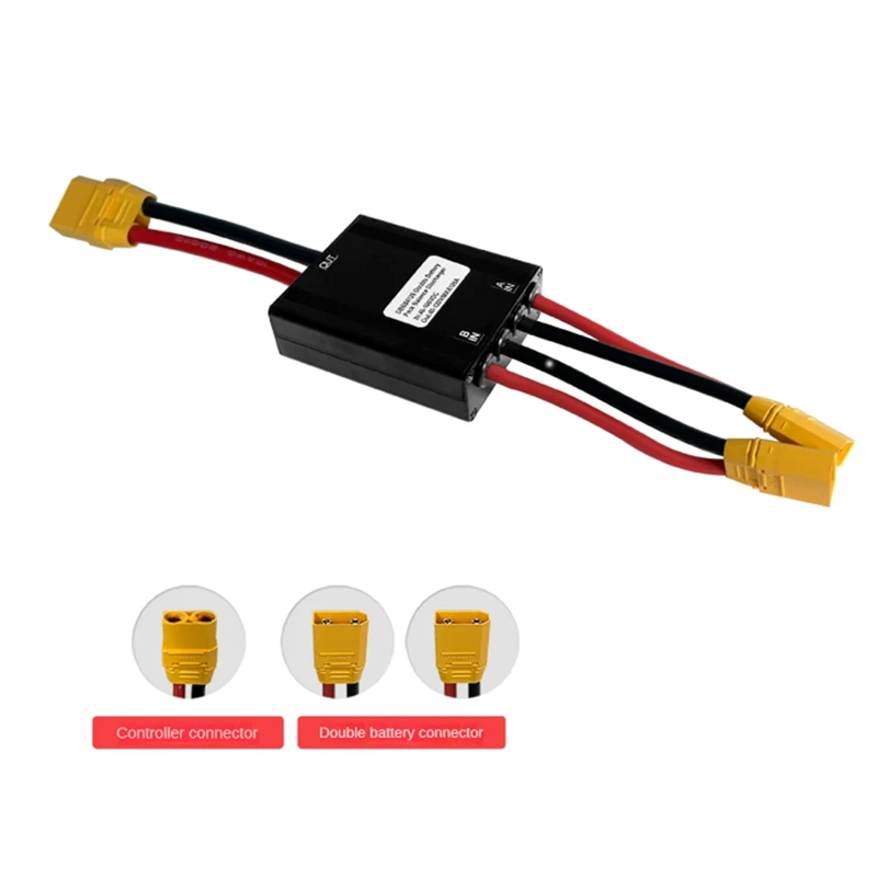 Mountain Bike Lithium Battery Modification Replacement Accessories 40V-100V 120A High-Power Dual Battery Module XT90