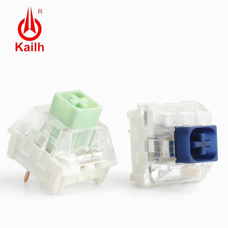 Caixa de Kailh Jade Marinha Teclado Interruptor Clicky Interruptores Táteis para Faça Você Mesmo Teclado Mecânico Smd mx 3pin Switchs Personalizar Gamer pc