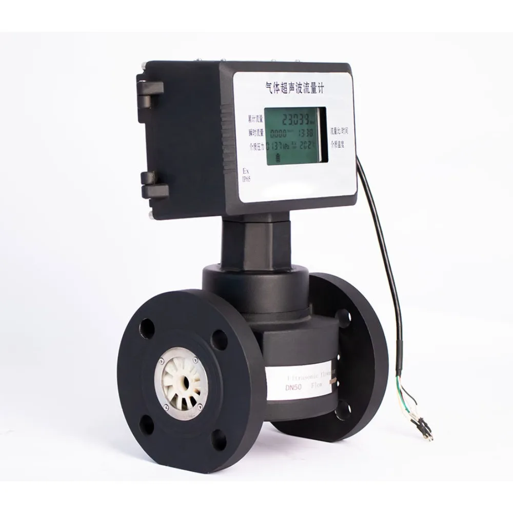 

Yiman gas ultrasonic flowmeter 4-20mA flange connection RS485 communication output 1.0 accuracy