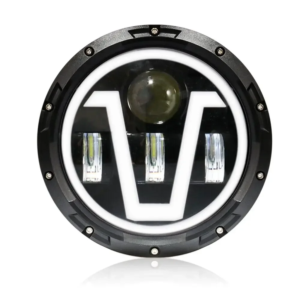 

7" LED Motorcycle Truck Auto Running light Front Headlight for Honda CB CG125 GN125 Cafe Racer Bobber Custom
