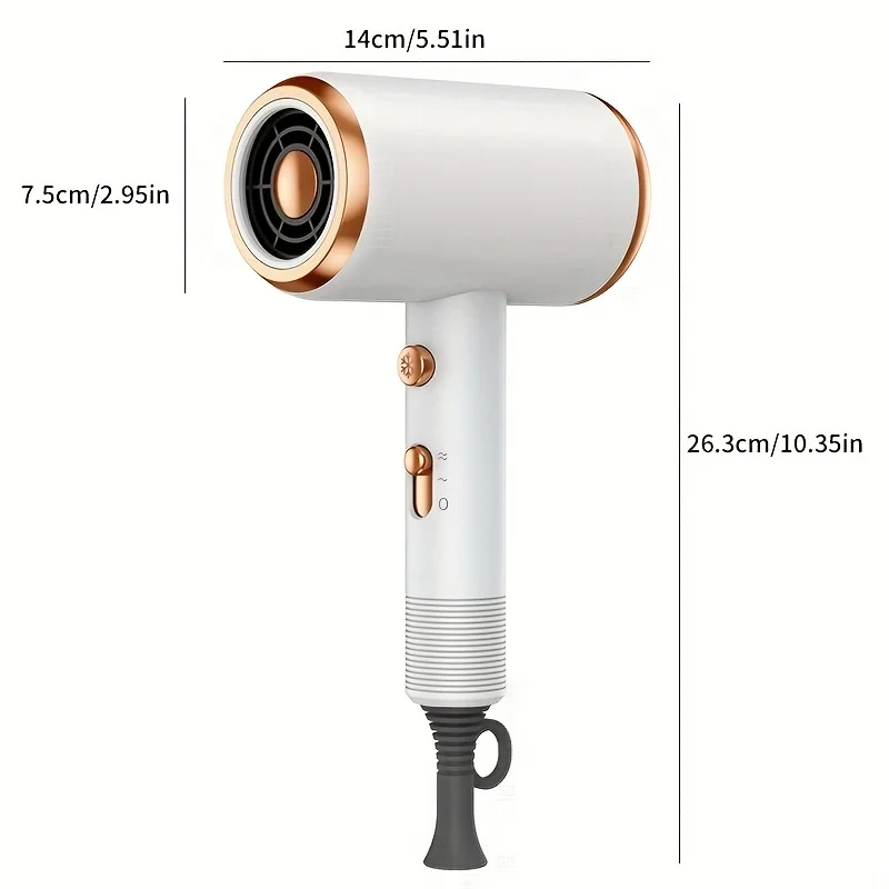 5 in 1 Professional Hair Dryer Powerful with Hot and Cold Air Functionality Thermostatic Electric Hair Drye for Smooth Hair Tool 6