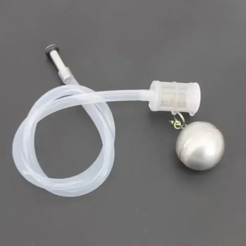 SS Ball Float 80cm Silicone Dip Tube Filter Kit Floating Beer Keg Liquid Filter Ball Stainless Keg Gas Short