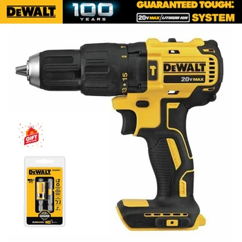 DEWALT 브러시리스 무선 해머 드릴/드라이버 키트, 충전식 리튬 이온 임팩트 드릴, 전동 공구, DCD7781, 최대 20V, DCD7781B