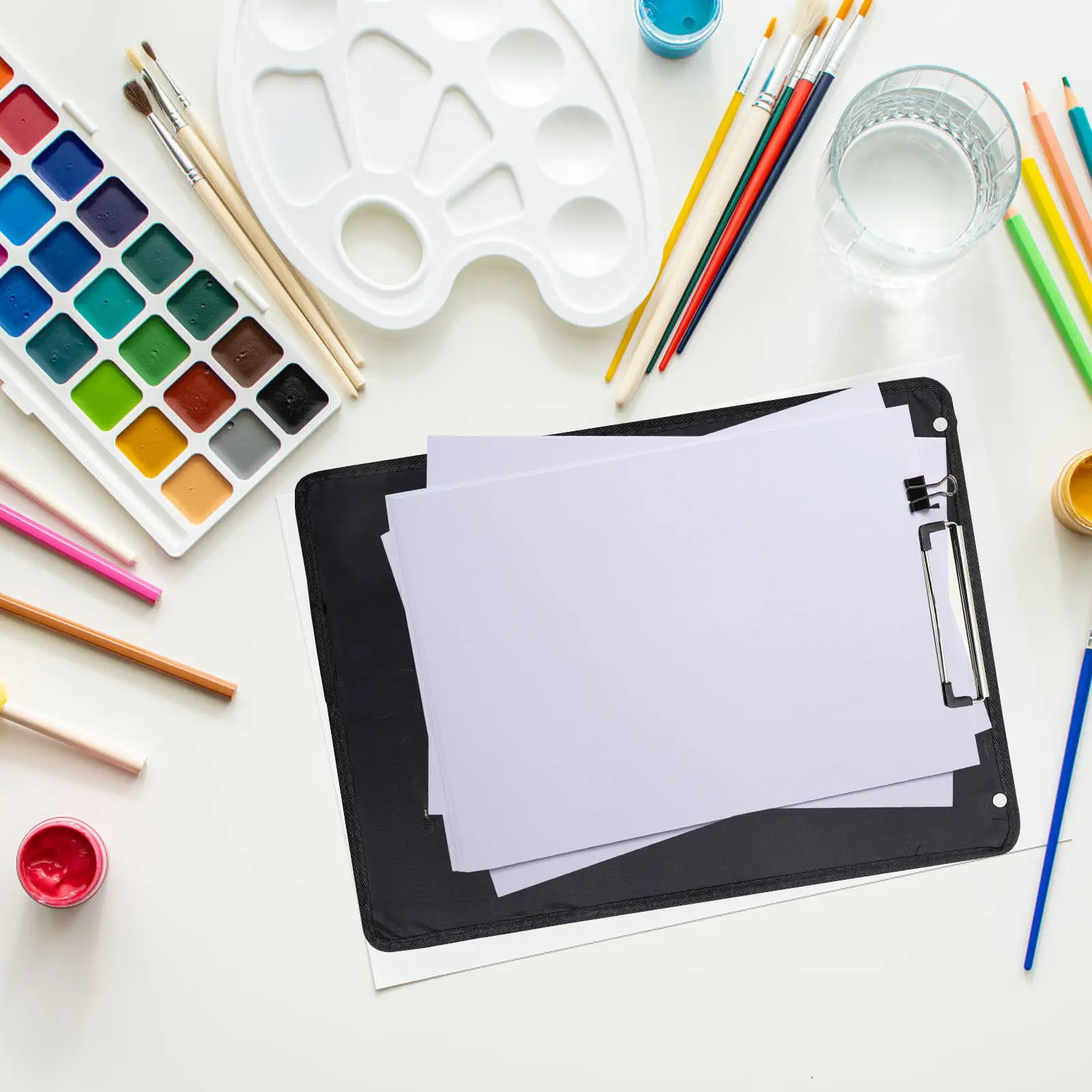 방수 스케치 보드 예술가 학생을 위한 경량 드로잉 클립보드 휴대용 페인팅 도구 스케치 보드