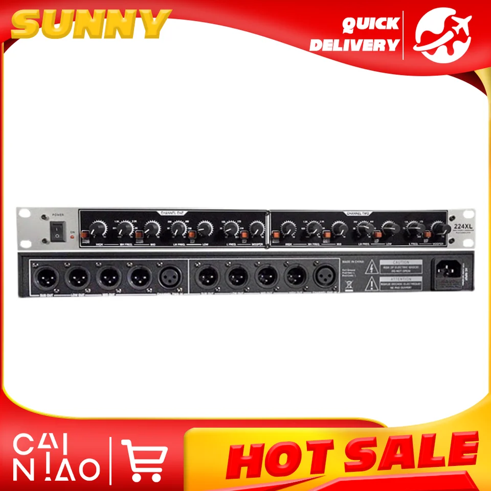 dbx 224xl dbx224 Professional 4-way electronic crossover white