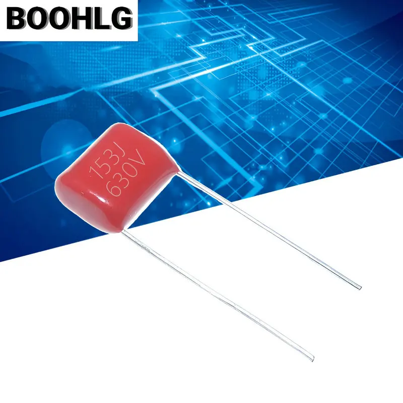 

Конденсатор CBB 100 шт 153 630V 153J 630V 0,015 uF 15nF P10