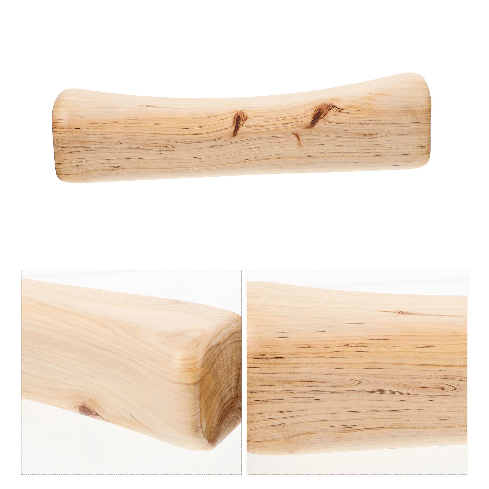Sauna Pillow Steam Room Wooden Back Bolster Orthopedic Lumbar Spine Cervical Side Sleeping 2