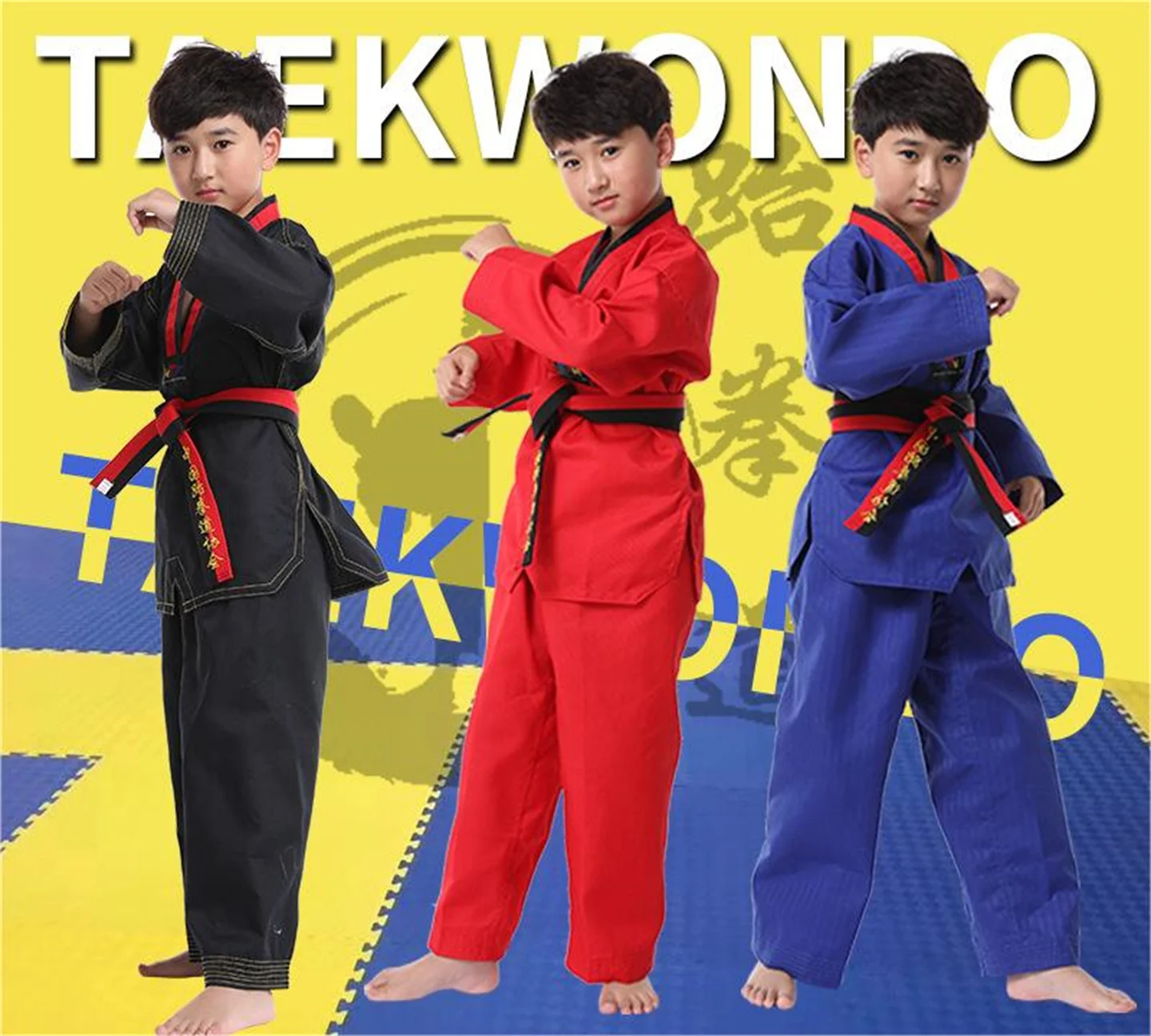 

Adult and Children's Taekwondo Training Costume Taekwondo Competition Professional Clothing