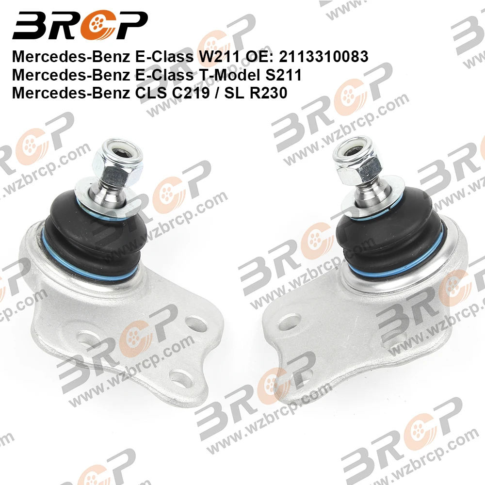 BRCP-Pair-Front-Upper-Suspension-Control-Arm-Ball-Joint-For-Mercedes ...