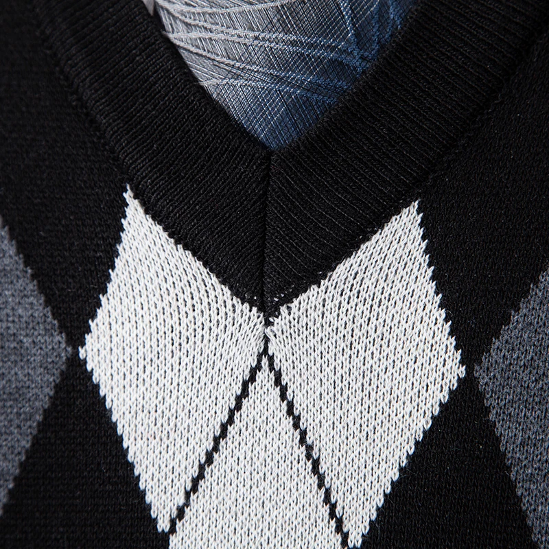 Mens Soft Sweater Vest Spring Autumn Sleeveless Knitted Pullover S-2XL