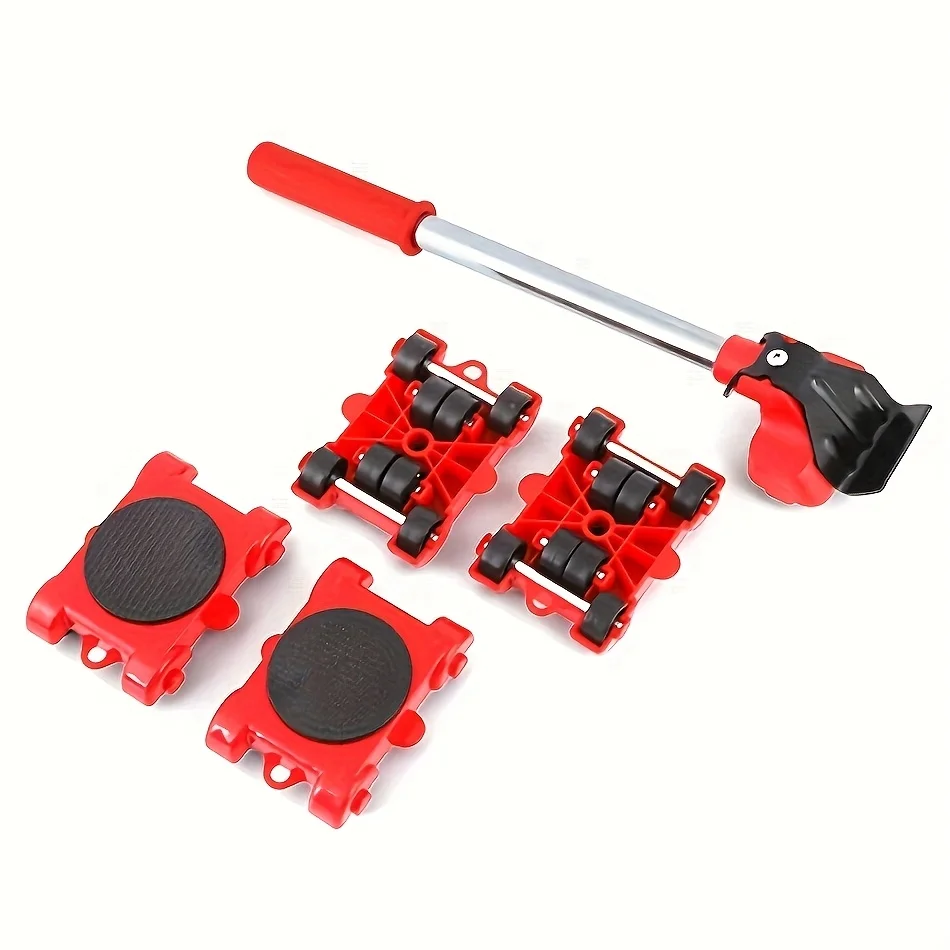 Furniture Heavy Duty Furniture Lifter Mover Roller with Wheel Bar Moving Device Lifting Helper Furniture Moving Transport Tool