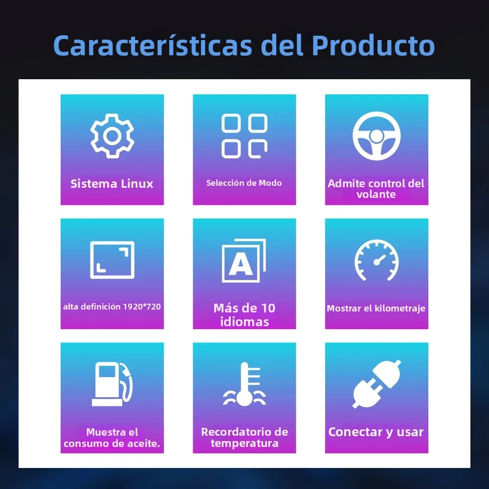 Tablero de instrumentos de panel para Ford F150 2009-2014 velocímetro Panel de instrumentos LCD Digital tacómetro más reciproco de 13,1 pulgadas 5