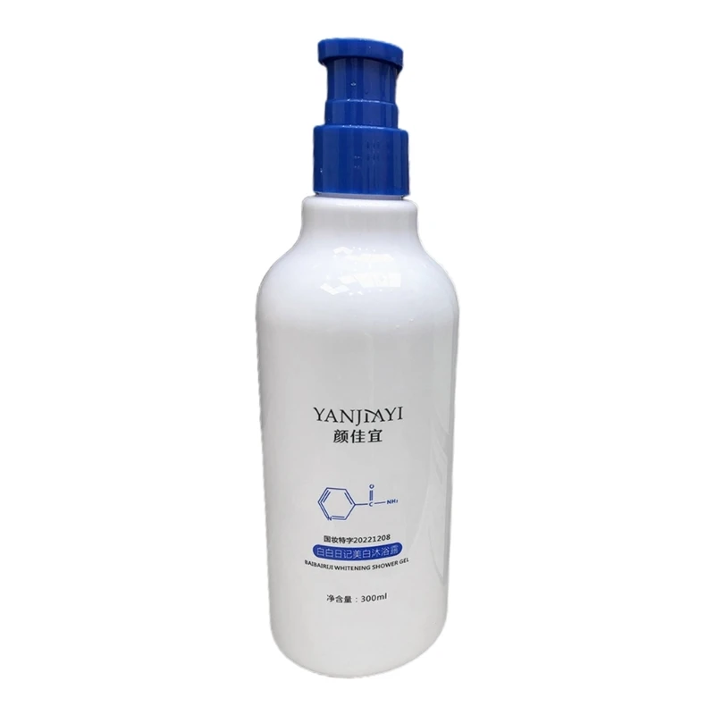 

Large-capacity Whitening Gel Lasting Fragrance Refreshing Comfortable Moisturizing Shower Gel Family Large Bottle 300ml