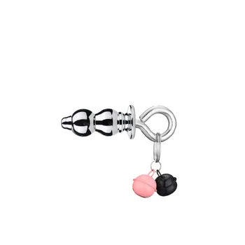 Anal Plug Double Bell Pendant Sex Toy Lesbian Sex Toys For Womans Adult Sex Toys For Men 4